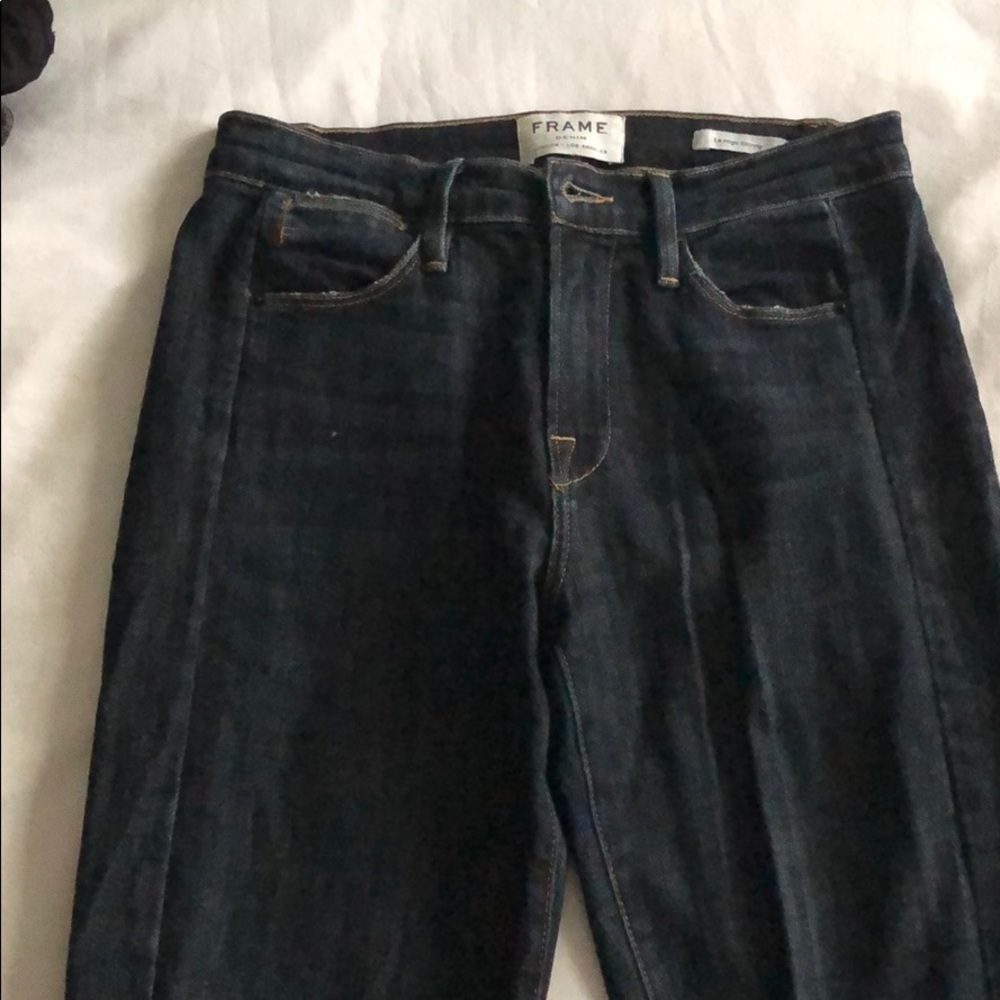 Frame jeans. High rise too!